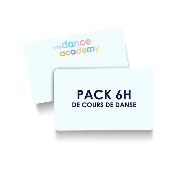 PACK 6H DE COURS DE DANSE